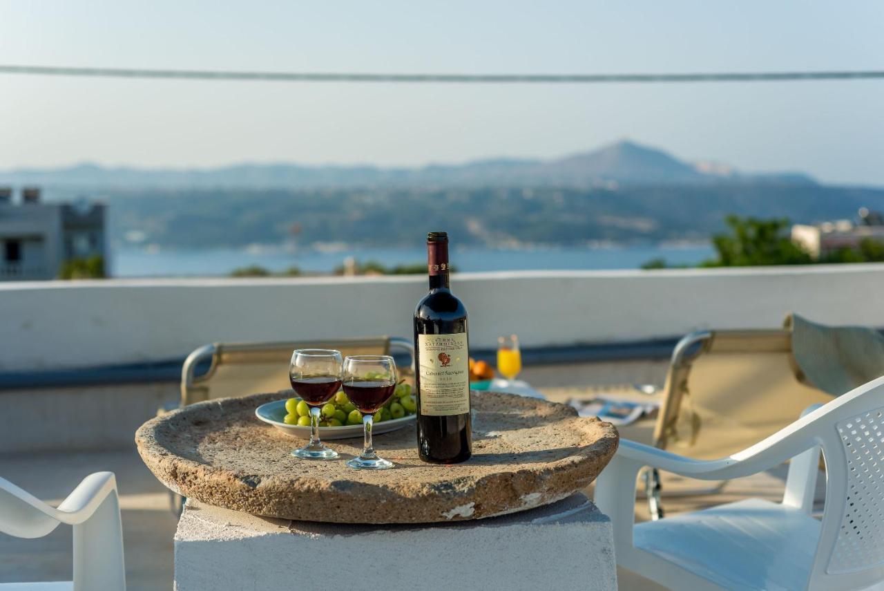 Bella-Maria At Aptera With Mountain And Sea View !! Khania Eksteriør bilde