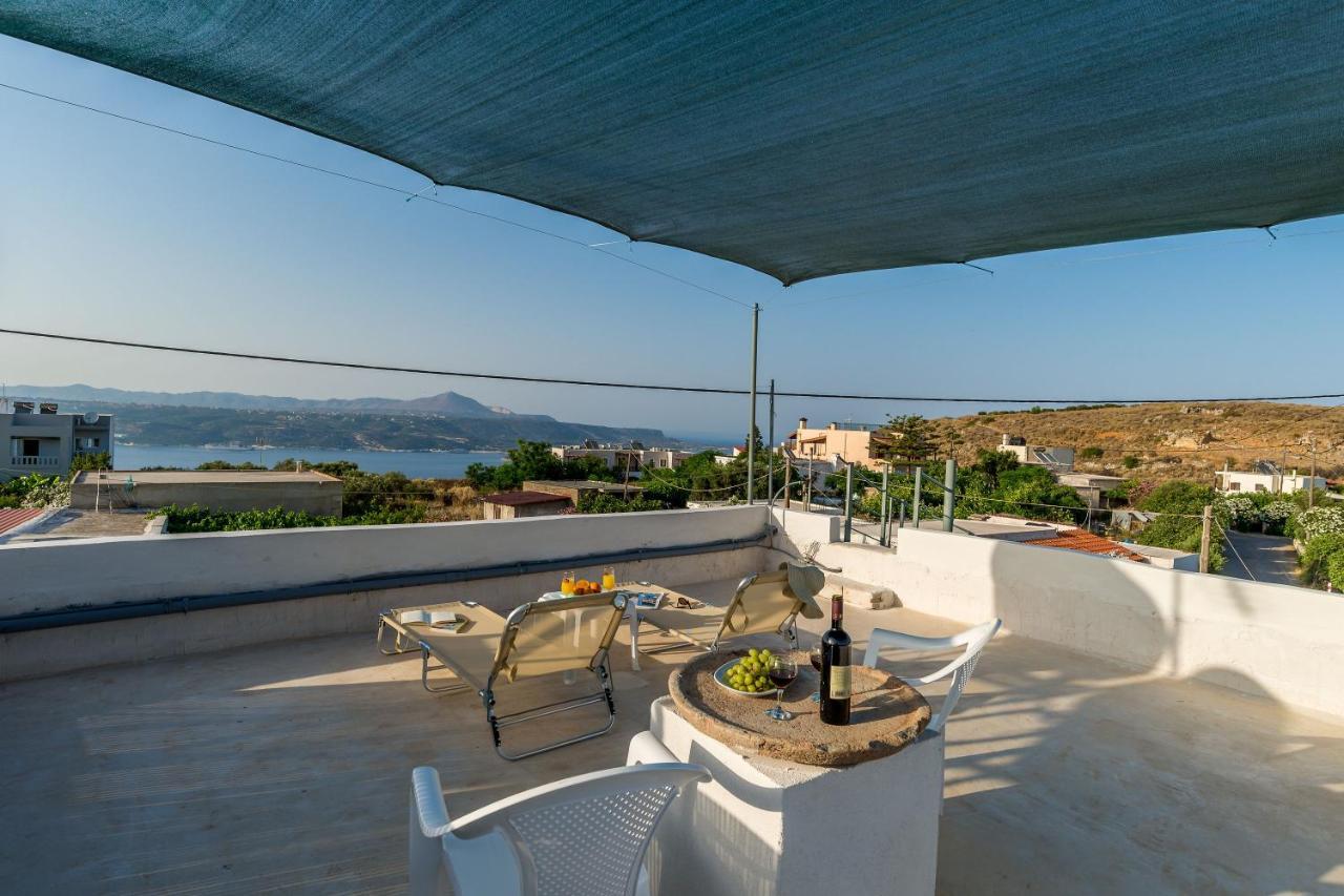 Bella-Maria At Aptera With Mountain And Sea View !! Khania Eksteriør bilde